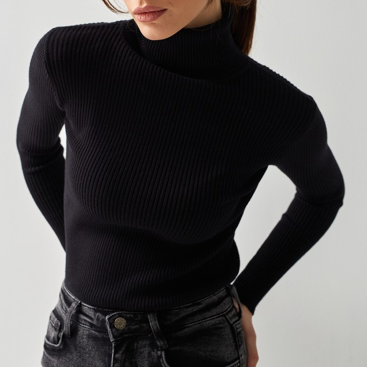 CHÉRIE - KNITTED TURTLENECK SWEATER