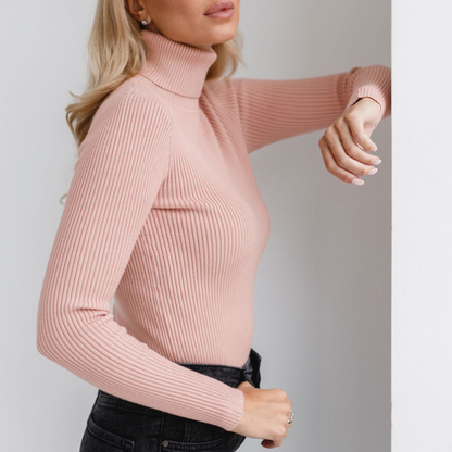 CHÉRIE - KNITTED TURTLENECK SWEATER