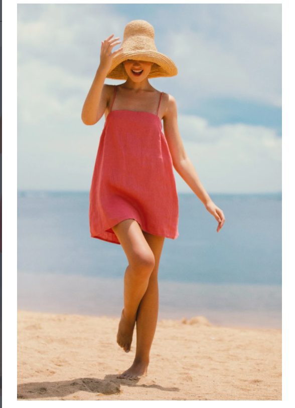 Sommer-Slipkleid in Rosa - Heller Modus