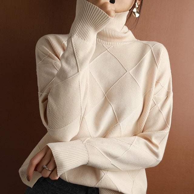 Emilia Rollkragenpullover - Heller Modus